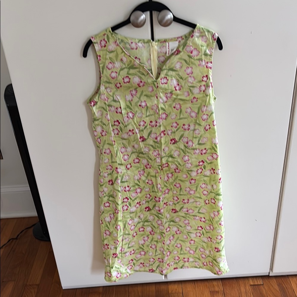 Hanna Andersson Green Sheath Midi Dress vintage